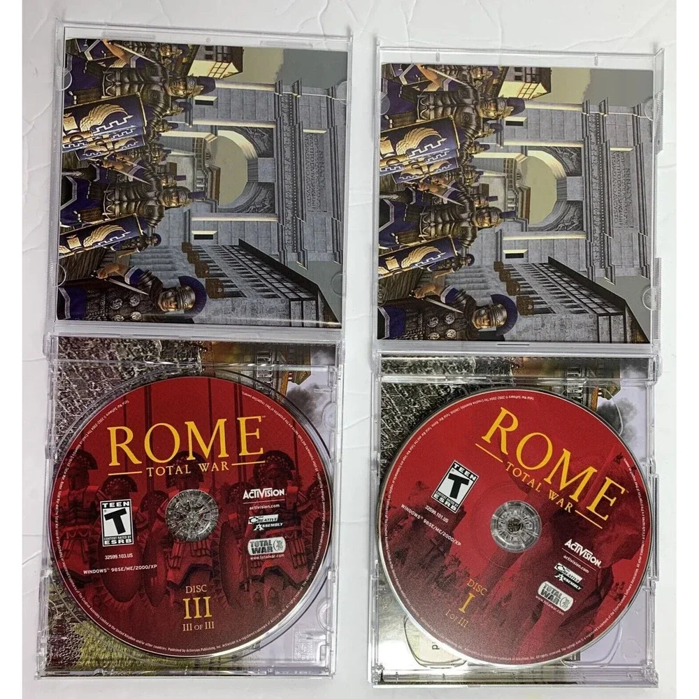 Rome: Total War, (PC 2004) Strategy Game, Activision Windows Software W/ Key